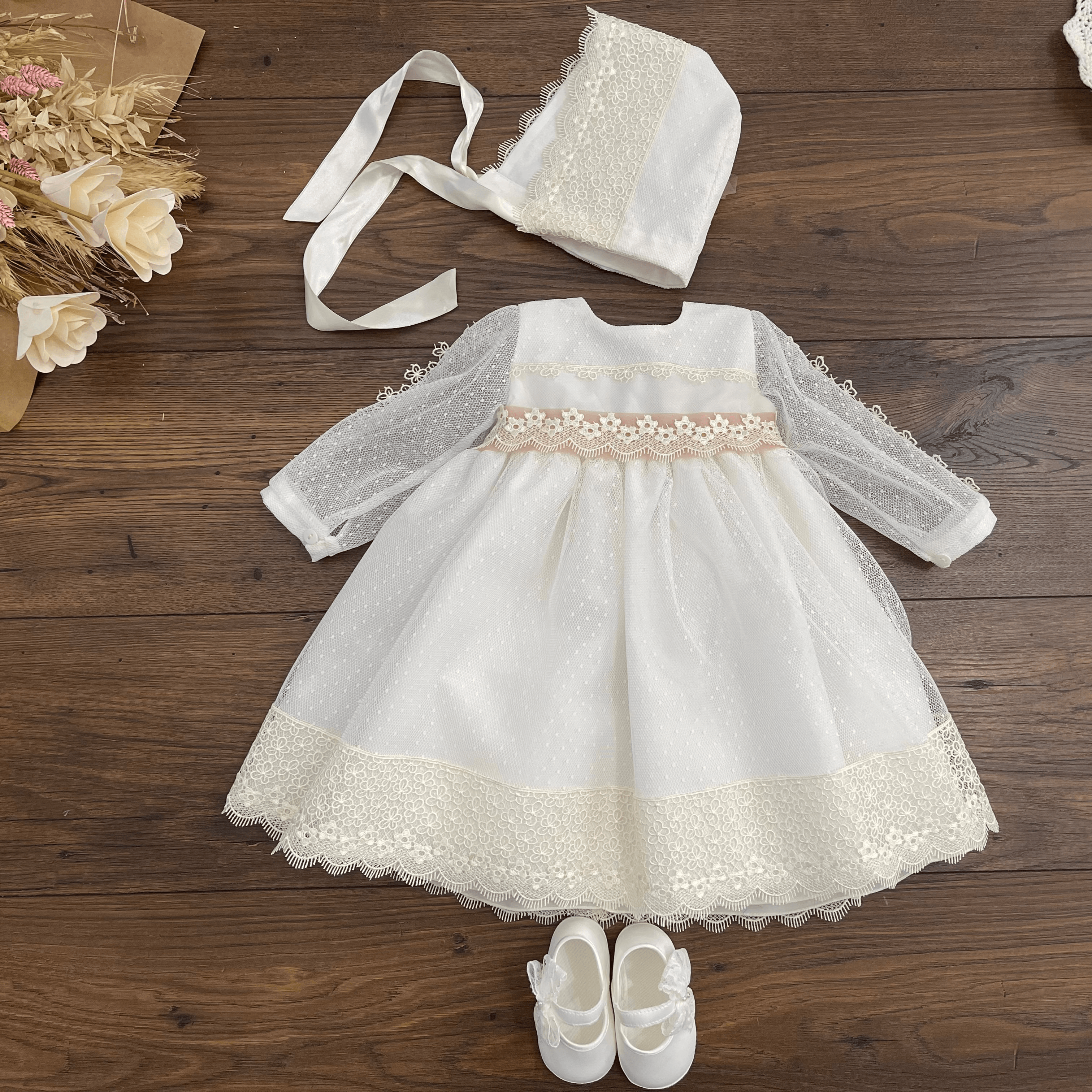 ABITO + CUFFIA BATTESIMALE