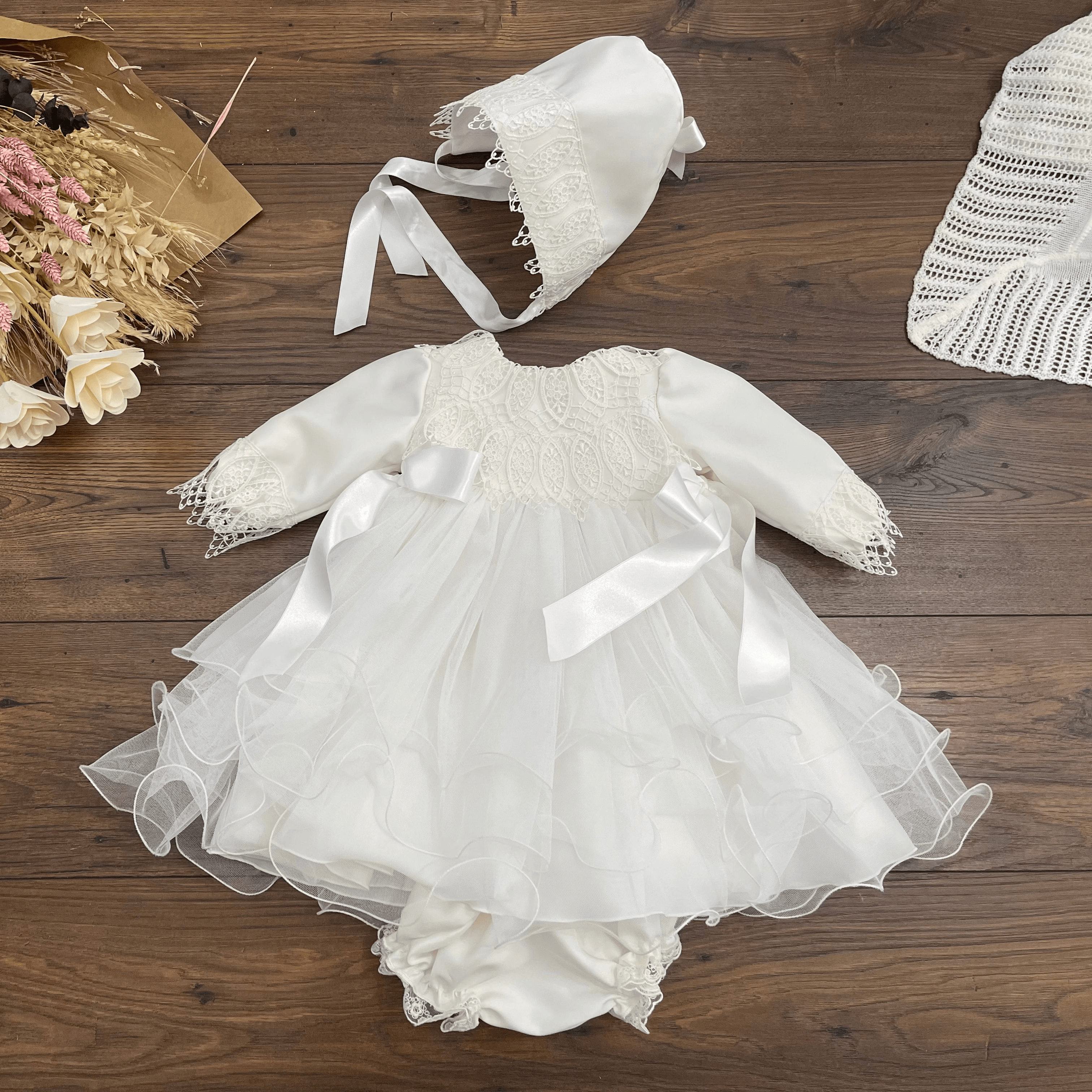 ABITO + CUFFIA BATTESIMALE