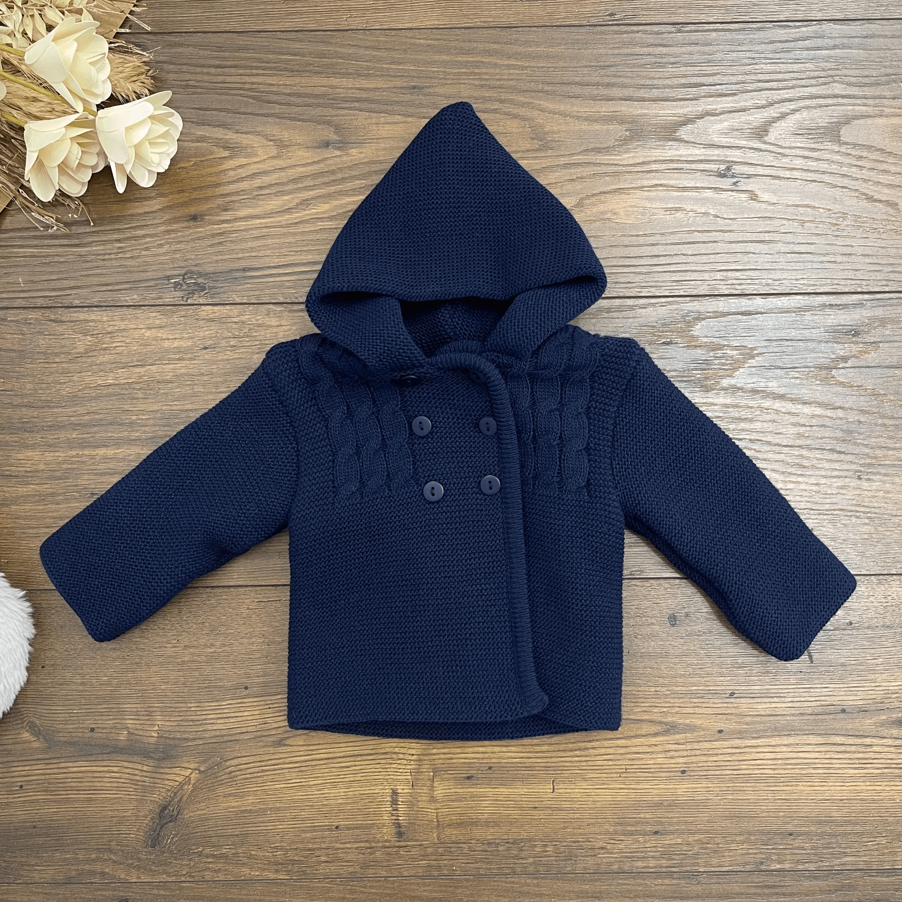 CARDIGAN CON CAPPUCCIO