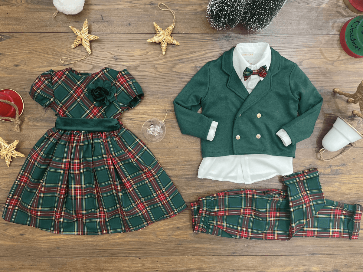 ABITO TARTAN 3 - 7 ANNI - Le Coroncine Kids