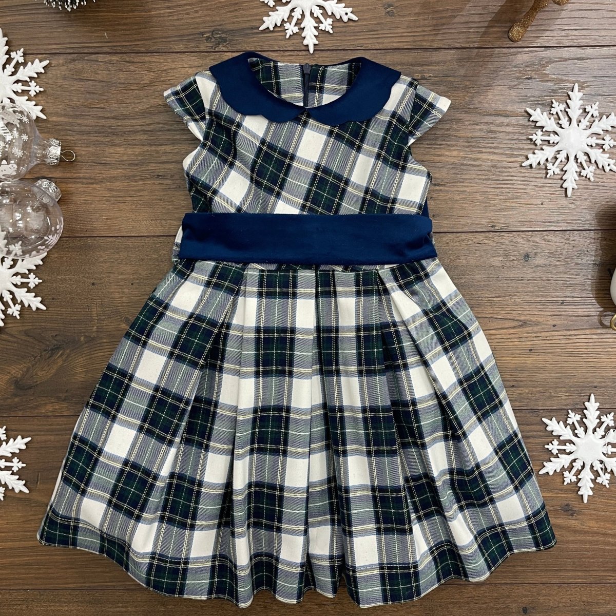 ABITO TARTAN FIOCCONE - Le Coroncine Kids