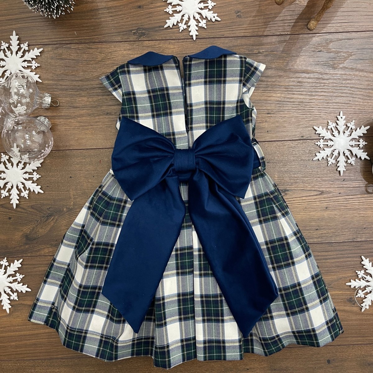 ABITO TARTAN FIOCCONE - Le Coroncine Kids