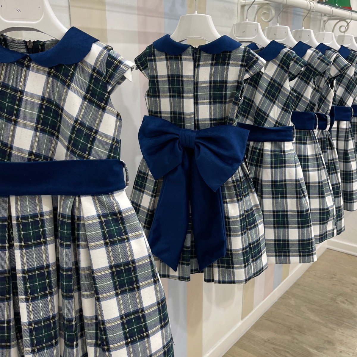 ABITO TARTAN FIOCCONE - Le Coroncine Kids