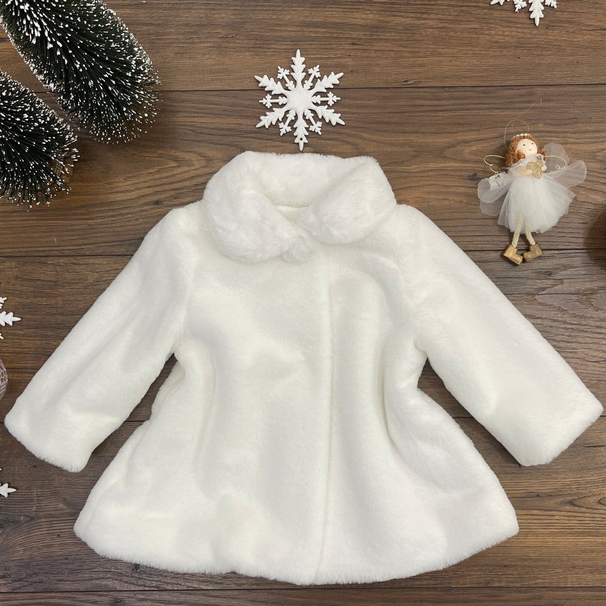 CAPPOTTINO BIANCO - Le Coroncine Kids