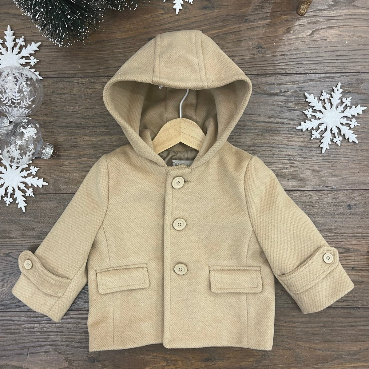 CAPPOTTINO CON CAPPUCCIO - Le Coroncine Kids