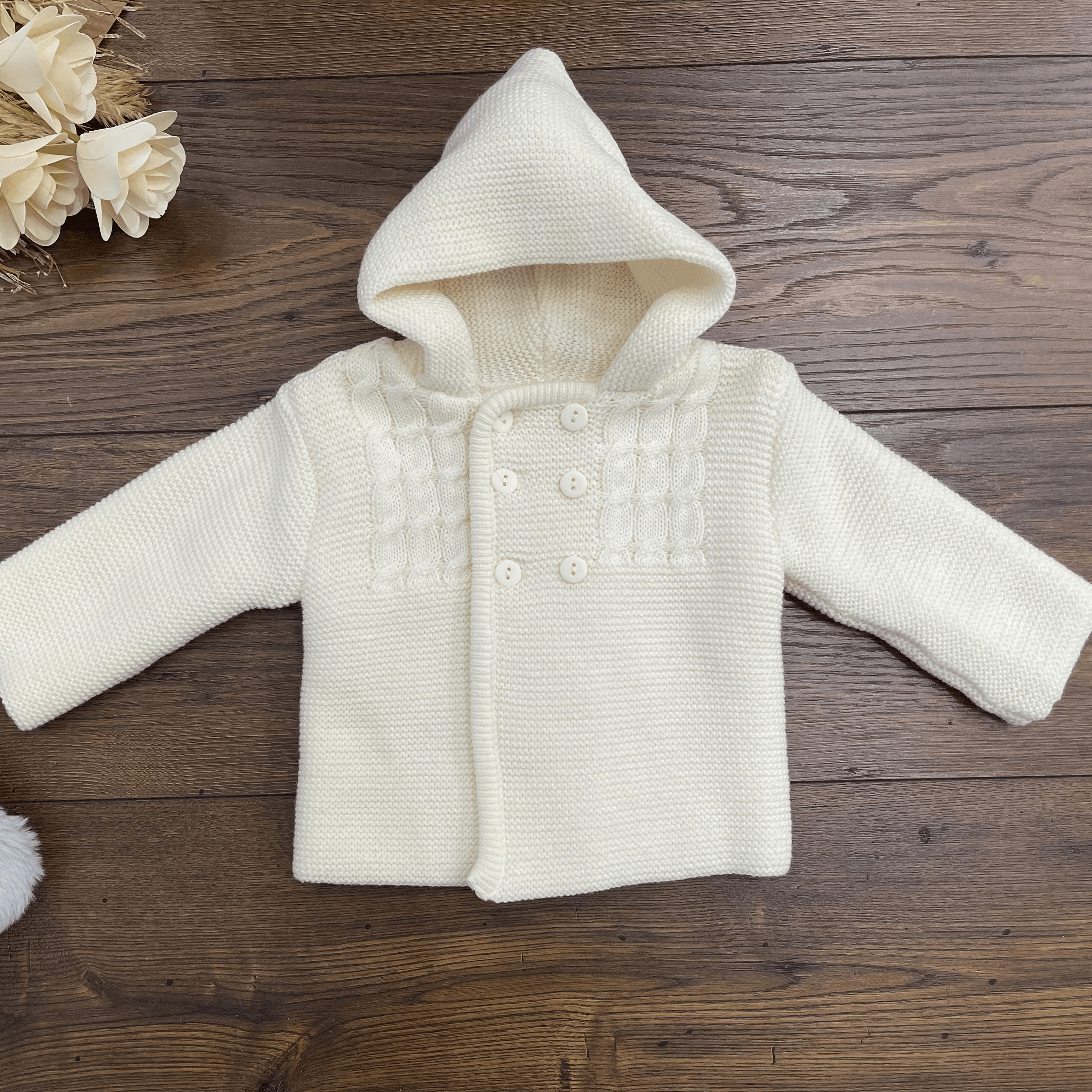 CARDIGAN CON CAPPUCCIO