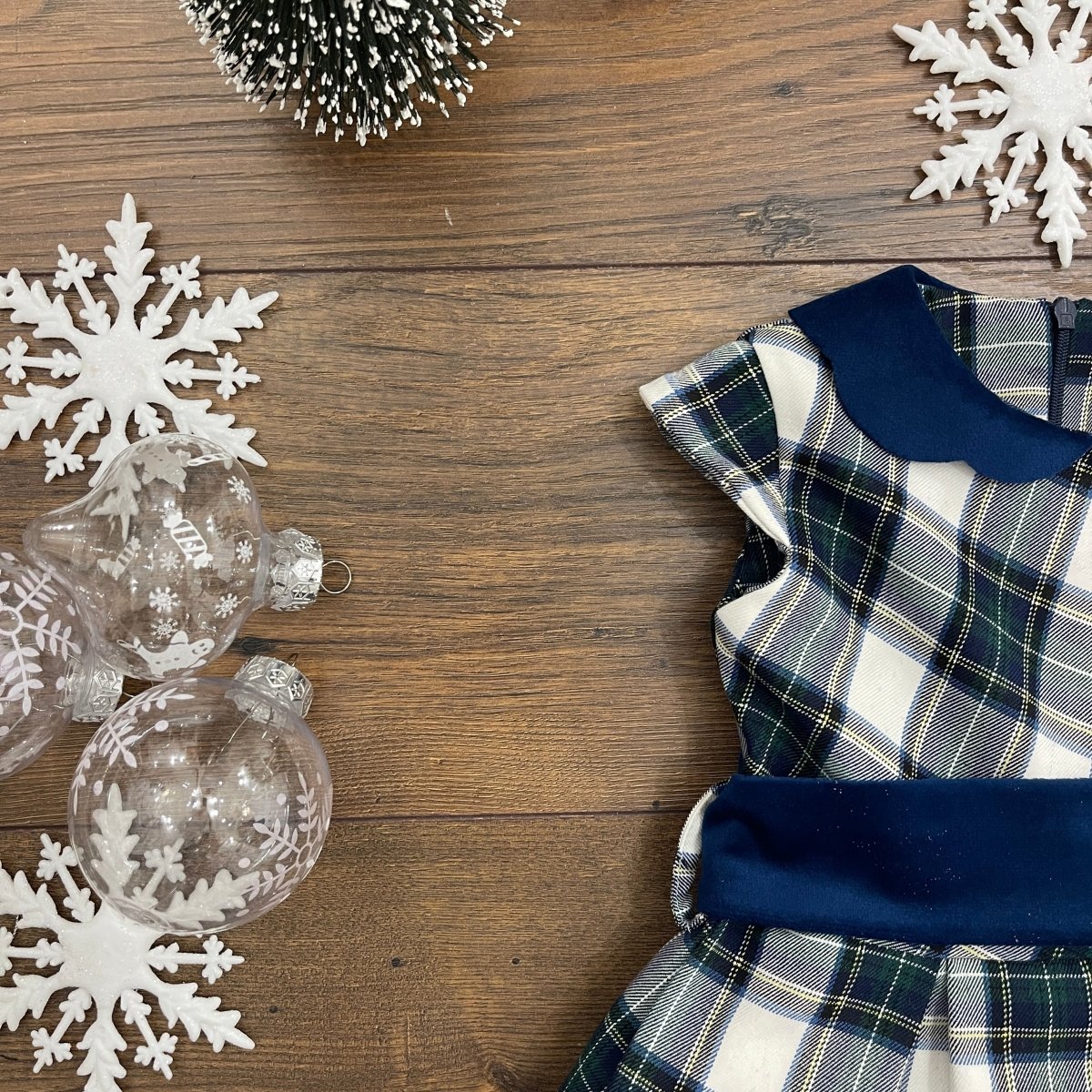 ABITO TARTAN FIOCCONE - Le Coroncine Kids