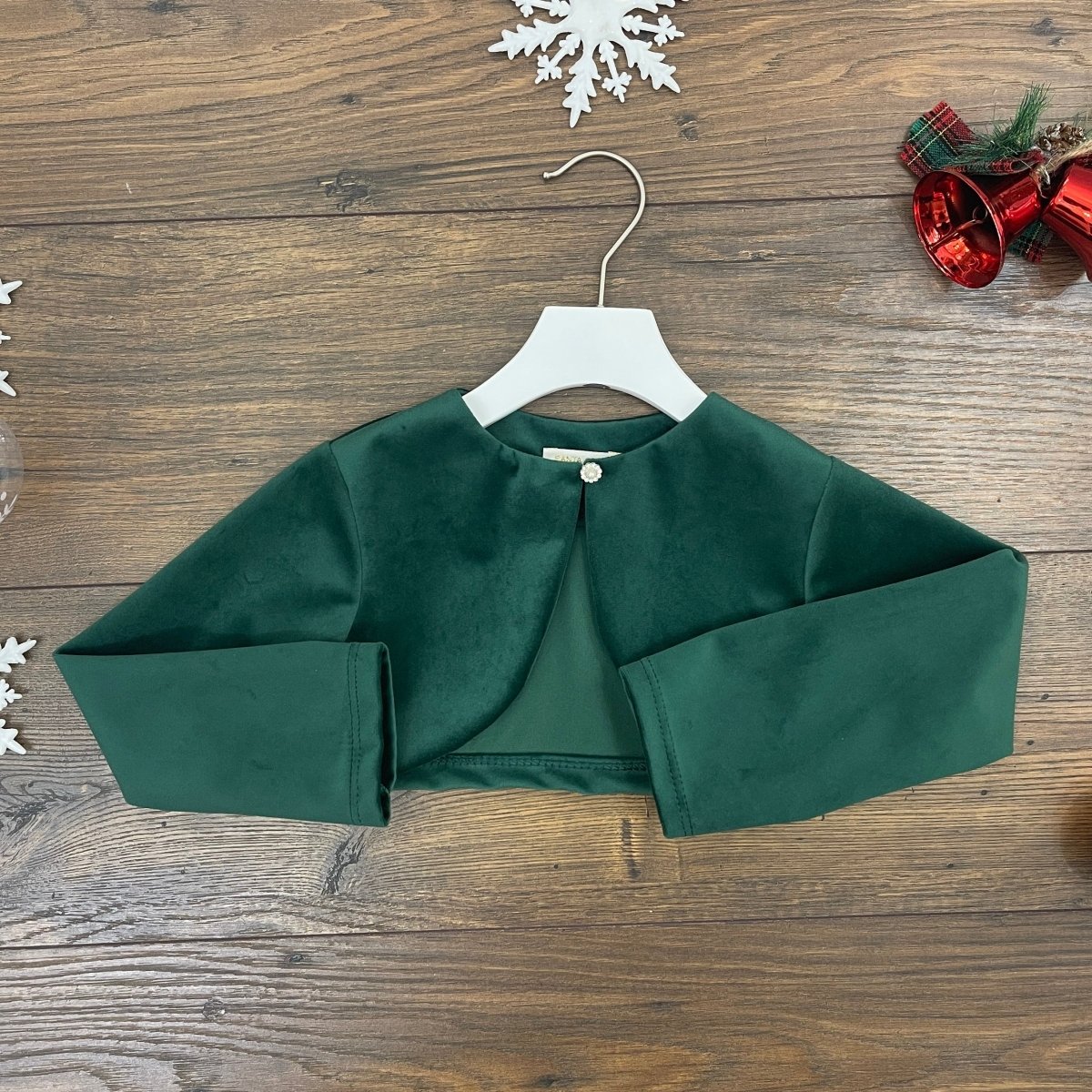 COPRISPALLE VELLUTO VERDE - Le Coroncine Kids