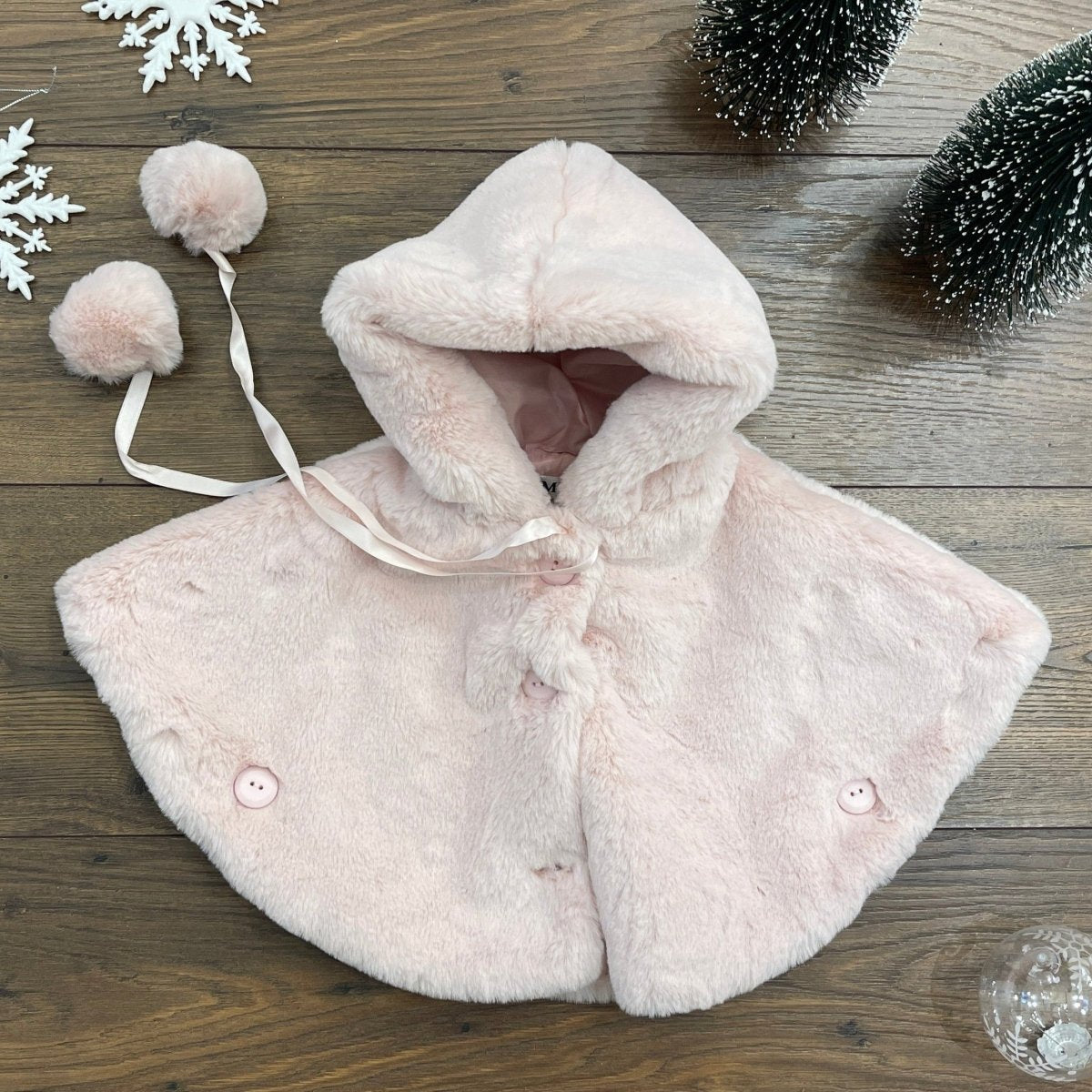 MANTELLA CON CAPPUCCIO - Le Coroncine Kids